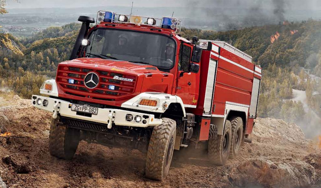 Mercedes Zetros Fire Truck